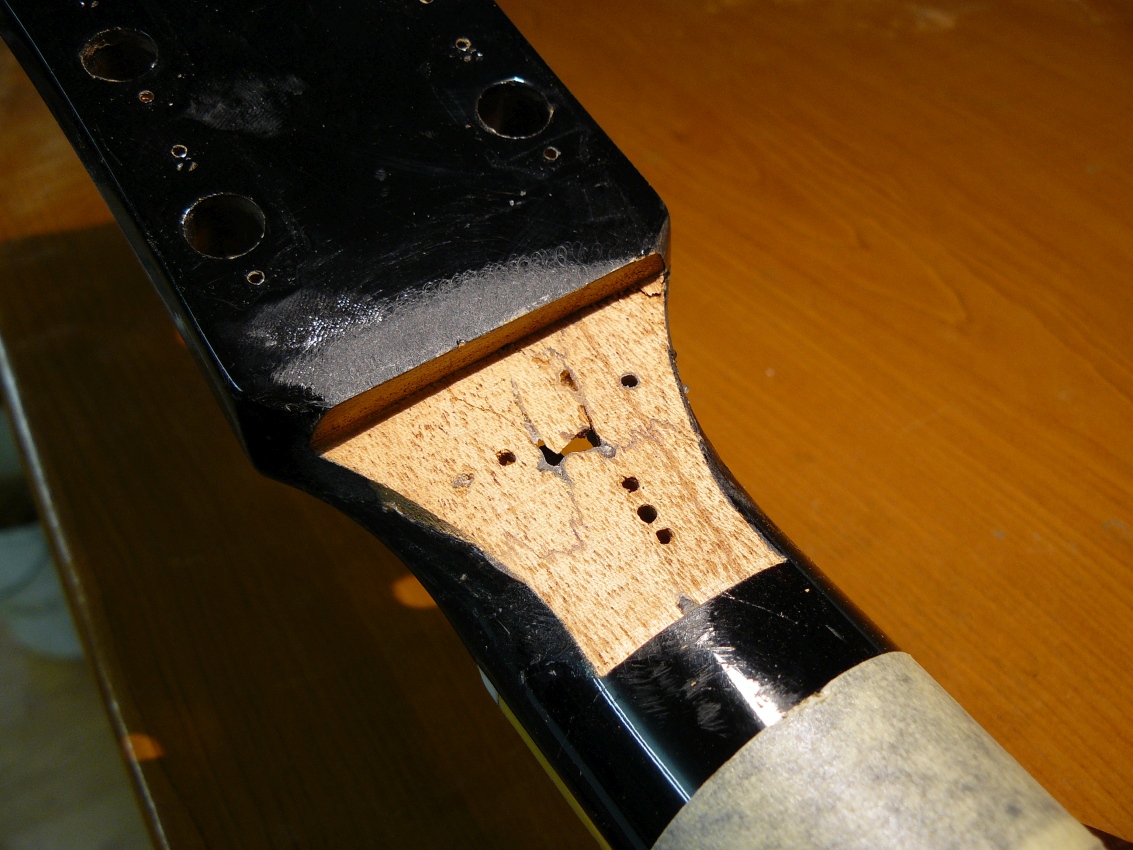 Reparatur Halsbruch Gibson SG (1)