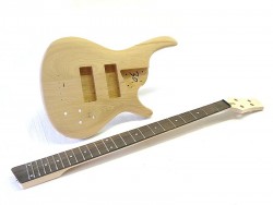 E-Bass-Bausatz/Guitar Kit Iban. SR-Style 4-Saiter Esche