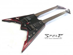 E-Gitarre SPEAR  DW-V SCARR Black