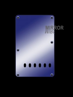 Tremolo-Abdeckung / Back Plate I 2-lagig Mirror Blue / Spiegel Blau