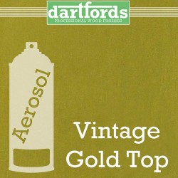Nitrocellulose Lack Spray / Aerosol Vintage Gold Top Metallic 400ml