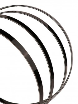 Binding-Material 3-ply schwarz/weiß/schwarz 1700 x 6 x 1,5mm