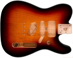 Fender Korpus/Body Nashville Telecaster HSS 3-Tone Sunburst