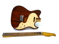 E-Gitarren-Bausatz/Guitar Kit MLT Aged brown, Einzelstück