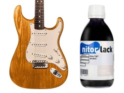 Gitarren Beize / Woodstain Orange 250 ml Flasche