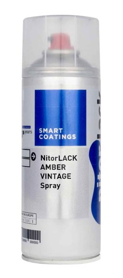 Nitrocellulose Lack Spray / Aerosol Amber Vintage Gloss 400ml