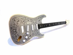 E-Gitarren-Bausatz/Guitar Kit MLS Alu Top / Bird Inlays