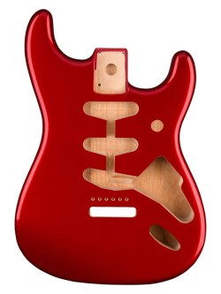 Fender Korpus/Body Stratocaster, Erle, Candy Apple Red