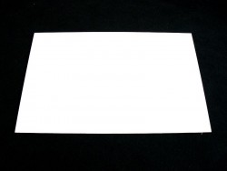 Pickguard Rohmaterial 3-lagig  45 x 29 cm weiß