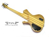6-Saiter E-Bass SPEAR S-2 6 ST Hochglanz Natur