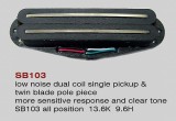 VIVA SB 103 BK Twin Blade Humbucker im Single Coil Format