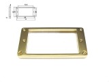 Humbucker-Rahmen in gold (Kunststoff) hoch/ für gewölbte Decke
