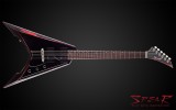 E-Gitarre SPEAR KV-1 SCARR Black