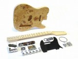 E-Gitarren-Bausatz/Guitar DIY Kit MLT Esche Wurzel Top