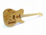 E-Gitarren-Bausatz/Guitar DIY Kit MLT Esche Wurzel Top
