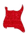 Pickguard I Standard 11-Loch 3-lagig Pearl Red