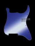 Pickguard I Standard 11-Loch 2-lagig Mirror Blue / Spiegel Blau
