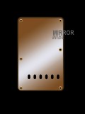 Tremolo-Abdeckung / Back Plate I 2-lagig Mirror Gold / Spiegel Gold