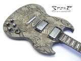 E-Gitarre Spear S-100 SS Snake Skin