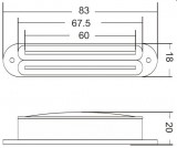 VIVA SB 103/2 Twin Blade Humbucker im Single Coil Format BK