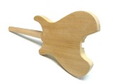 E-Gitarren-Bausatz/Guitar Kit PR- Headless Hollowbody, Quilted Top