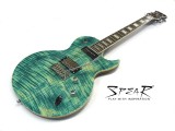 E-Gitarre Spear RD-220 Emerald Blue Slim Body mit VS 100 Tremolo