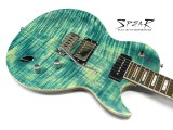 E-Gitarre Spear RD-220 Emerald Blue Slim Body mit VS 100 Tremolo