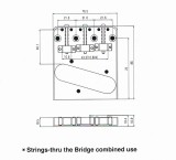 Vintage Bridge BT 005 chrom 3 Reiter, Made in Korea