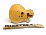 E-Gitarren-Bausatz MLP Flamed Maple Top Custom Mahagoni ohne Hardware