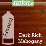 Nitrocellulose Lack Spray / Aerosol transparent Dark Rich Mahogany 400ml