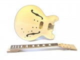 E-Gitarren-Bausatz/Guitar Kit MES Flamed Maple Top Mahagoni