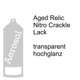 Aged Relic Nitrocellulose Lack / Nitro Lack Spray transparent farblos 400 ml