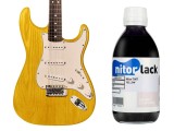 Gitarren Beize / Woodstain Gelb / Yellow 250 ml Flasche