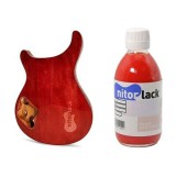 Gitarren Beize / Woodstain Cherry Red auf Wasserbasis 250 ml Flasche