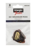 Fender Wrangler Picks / Plektren 8 Stck, Medium