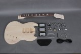E-Gitarren-Bausatz/Guitar Kit MSG Mahagoni mit 3 x Humbucker