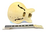 E-Gitarren-Bausatz/Guitar Kit MES Flamed Maple Top